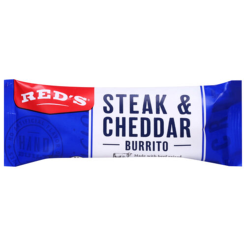 Reds Burrito, Steak & Cheddar
