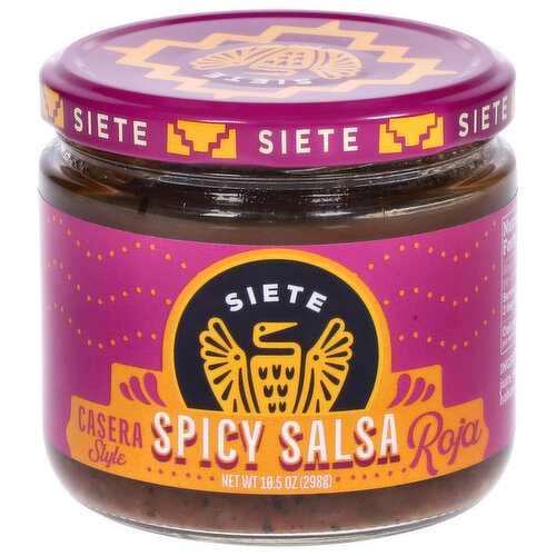 Siete Casera Style Roja Spicy Salsa