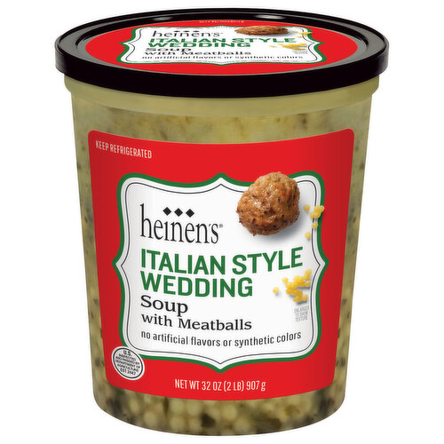 Heinen's Italian Style Wedding Soup With Meatballs