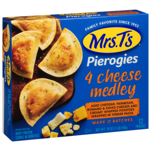 Mrs. T's Pierogies, 4 Cheese Medley