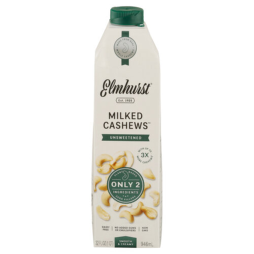Elmhurst Unsweetened Cashews Milk