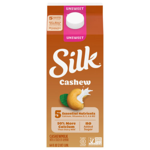 Silk Unsweetened Cashew Milk