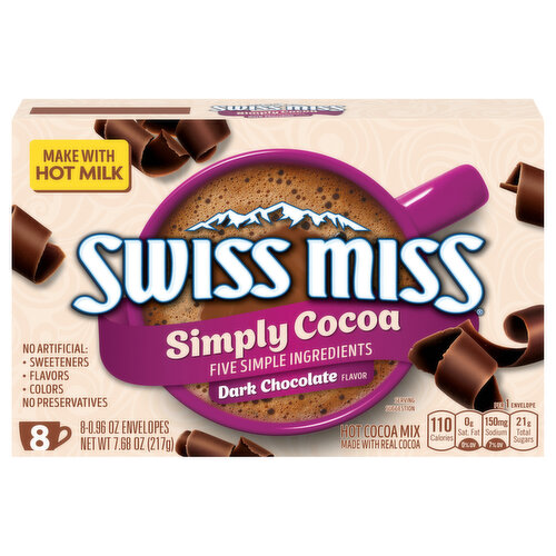 Swiss Miss Simply Cocoa Dark Chocolate