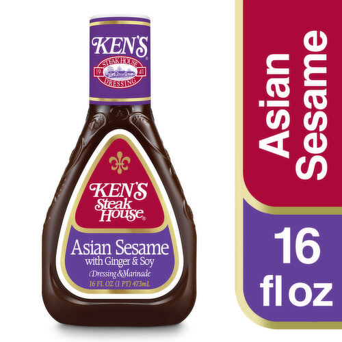 Ken's Steak House Dressing & Marinade, Asian Sesame
