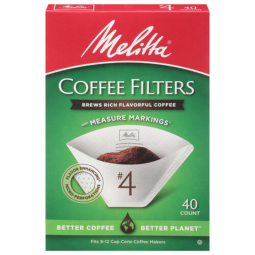 Melitta #4 Cone Coffee Filter