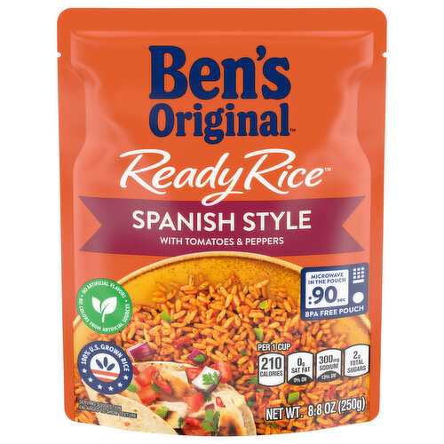 Ben's Original Ready Rice Spanish Style Flavored Rice Easy Dinner Side