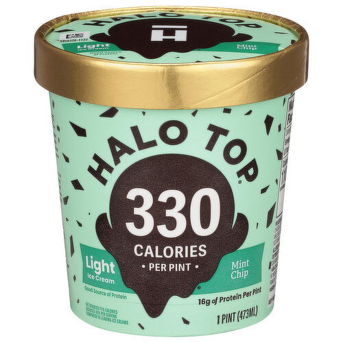 Halo Top Mint Chip Light Ice Cream