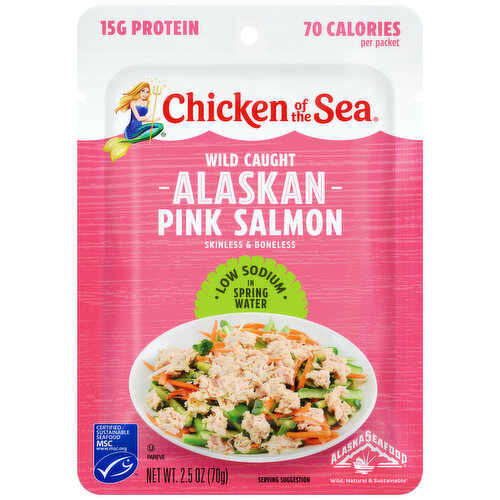 Chicken of the Sea Skinless Boneless Pink Salmon Low Sodium