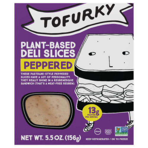 Tofurky Peppered Deli Slice