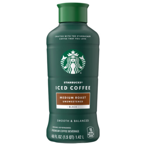 Starbucks Iced Coffee Unsweetened Premium Coffee Beverage
