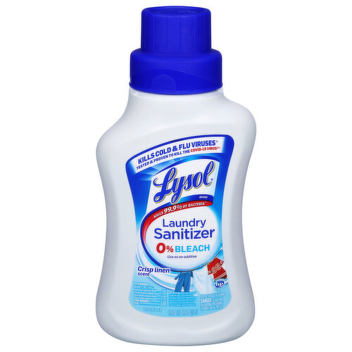 Lysol Laundry Sanitizer, 0% Bleach, Crisp Linen Scent