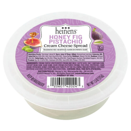 Heinen's Soft Honey Fig Pistachio Cream Cheese