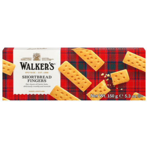 Walkers Shortbread Pure Butter, Shortbread Fingers