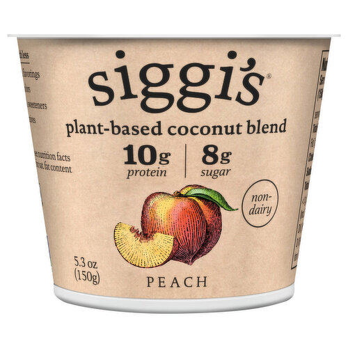 Siggi's Plant-Based Yogurt Peach