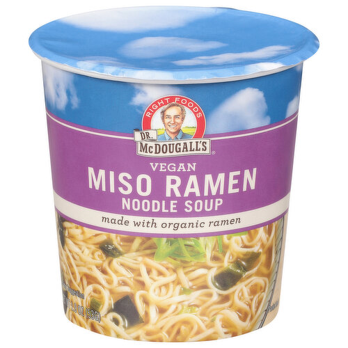 Dr. McDougall's Nooodle Soup, Vegan, Miso Ramen