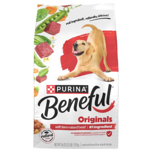 Purina Beneful Originals With Farm-Raised Beef, Real Meat Dog Food
