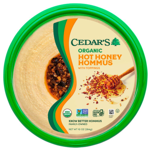 Cedar's Organic Hommus Hot Honey