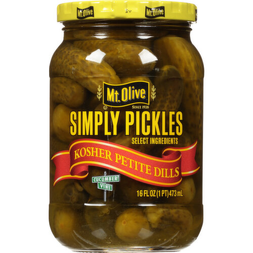 Mt. Olive Simply Pickles, Kosher Petite Dills