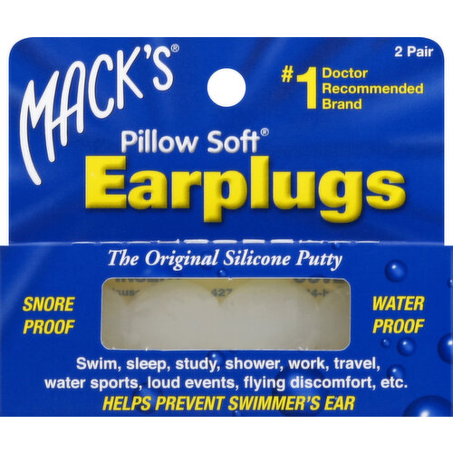 Macks Pillow Soft Silicone Earplugs