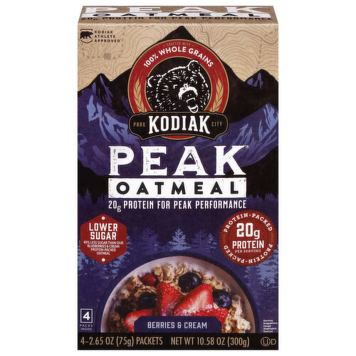 Kodiak Peak Oatmeal Berries & Cream