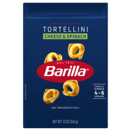 Barilla Pasta Tortellini Cheese & Spinach