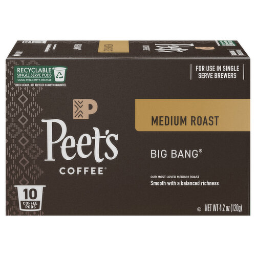 Peets Coffee Kcup Big Bang
