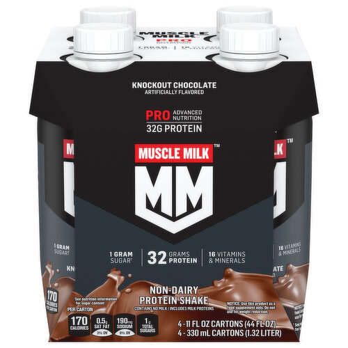 MUSCLE MILK Knockout Chocolate Non-Dairy