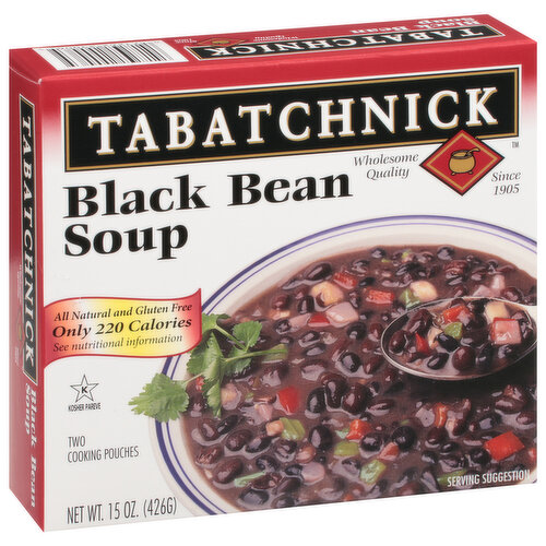 Tabatchnick Black Bean Soup (Frozen)