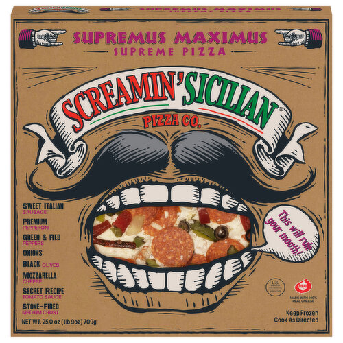 Screamin' Sicilian Pizza, Supreme