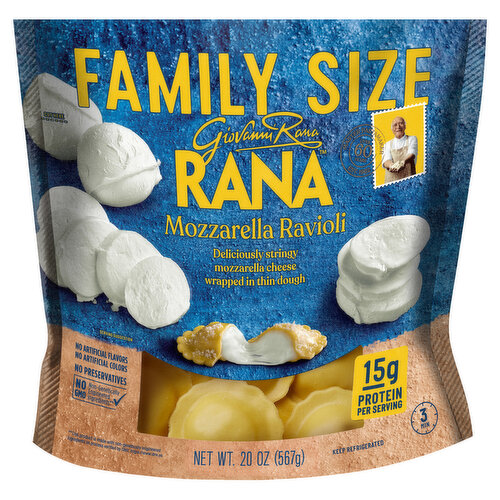 Rana Mozzarella Cheese Ravioli Family Size