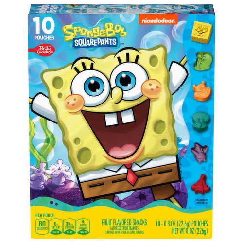 Betty Crocker Fruit Snacks SpongeBob