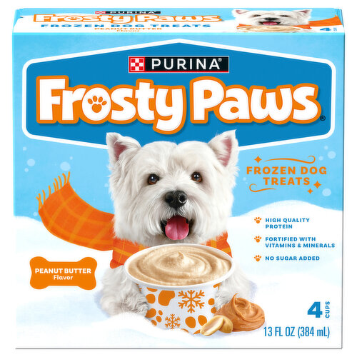 Frosty Paws Frozen Dog Treats Peanut Butter