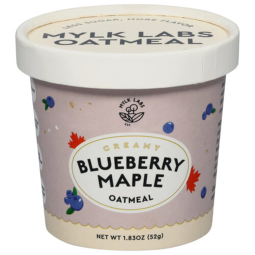 Mylk Labs Creamy Blueberry Maple Oatmeal
