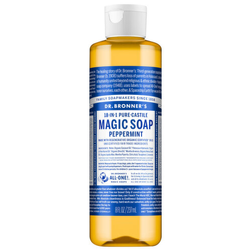 Dr. Bronner's Dr. Bronner's 18-In-1 Hemp Peppermint Pure-Castile Soap