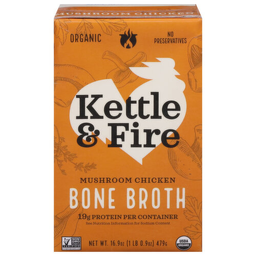 Kettle & Fire Bone Broth Mushroom Chicken