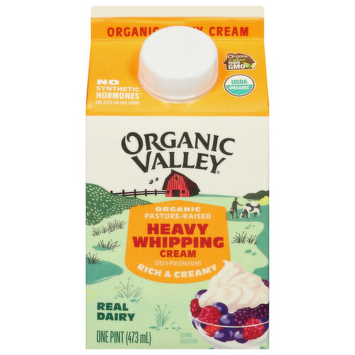 Organic Valley Ultra Pasteurized Organic Heavy Whipping Cream