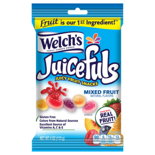Welch's Juicy Fruit Snacks, Mixed Fruit
