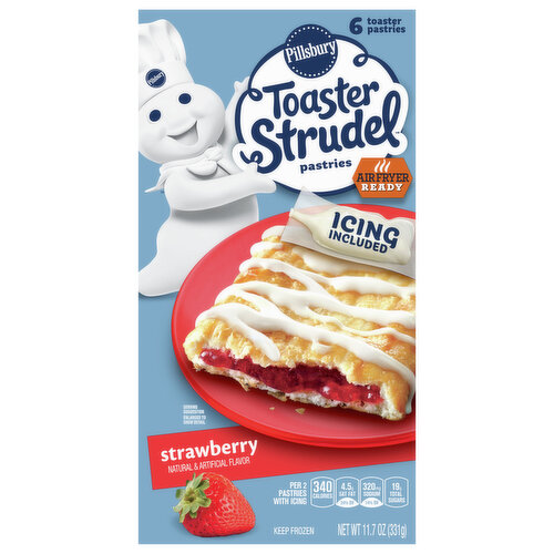 Pillsbury Toaster Strudel Pastries, Strawberry