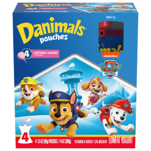 Danimals Cotton Candy Squeezable Yogurt