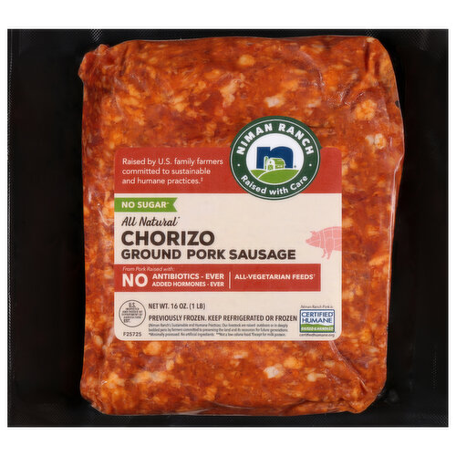 Niman Ranch Chorizo Ground Pork Sausage