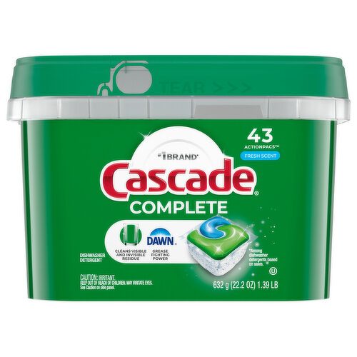 Cascade Complete Fresh Dishwasher Packets