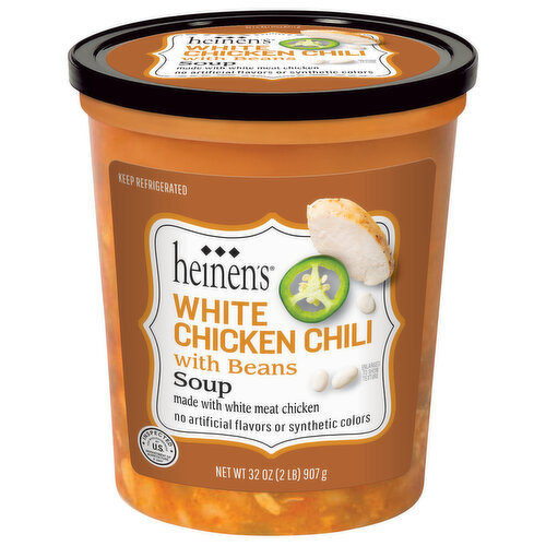 Heinen's White Chicken Chili With Beans Soup