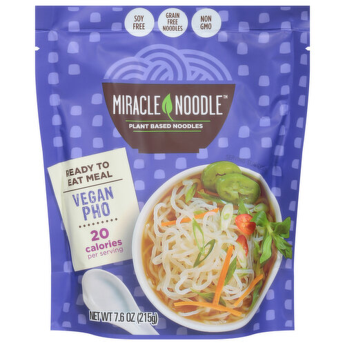 Miracle Noodle Gluten Free Ready-to-Eat Meal, Vegan Pho