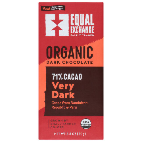 Equal Exchange Dark Chocolate Very Dark