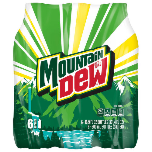 Mountain Dew Soda 6pk