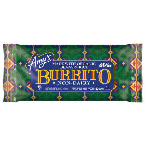 Amy's Kitchen Burrito, Non-Dairy
