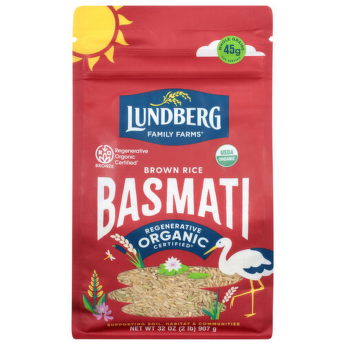 Lundberg Family Farms Organic California Brown Basmati Rice