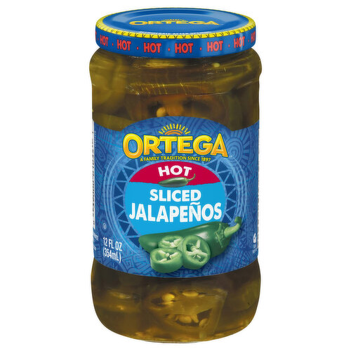Ortega Sliced Hot Jalapeeos
