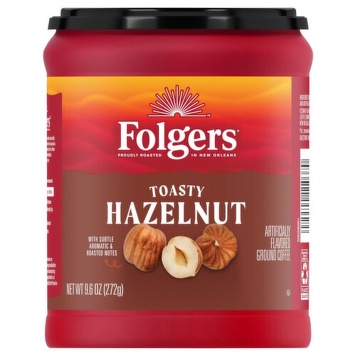 Folgers Coffee Ground Toasty Hazelnut