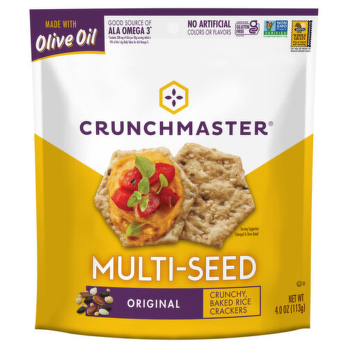 Crunchmaster Multi-Seed Crackers Original